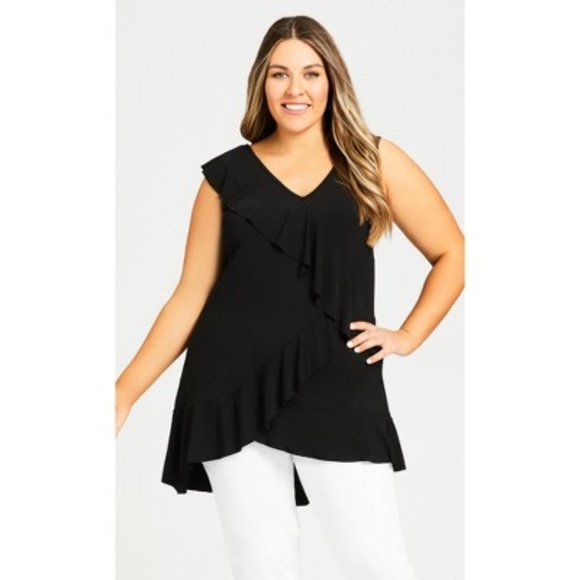 Plus size Luna Ruffle Tunic - Picture 3 of 3